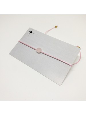 THEIA GemWorks Alyn— Hematit & Pembe Kuvars Ip Bileklik