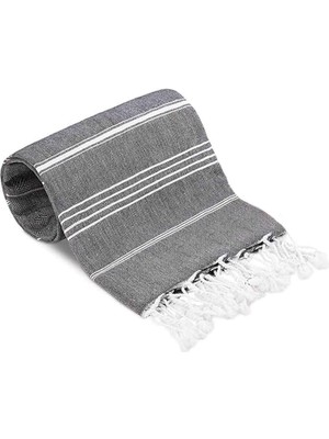 Mira Home Summer Wind Soft %100 Pamuk Peştemal 100X180 cm Siyah