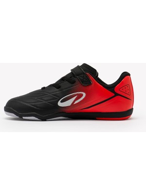 Decathlon Kipsta Çocuk Futsal Ayakkabısı/salon Ayakkabısı - Siyah/kırmızı - Sala Club Easy