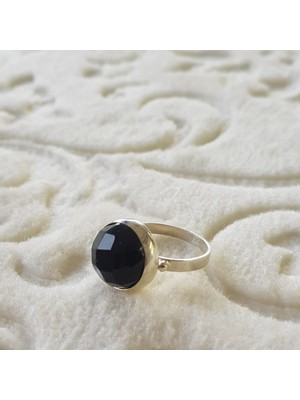 Canka Yıldız Taşı Taşlı El İşi Gümüş Yüzük