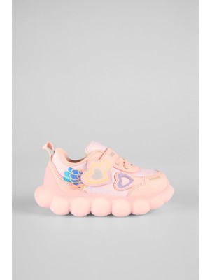 Vicco Süse Kız Pudra Işıklı Spor Ayakkabı Düz Tabanlı Kadın Kullanımı İçin Özel Tasarım