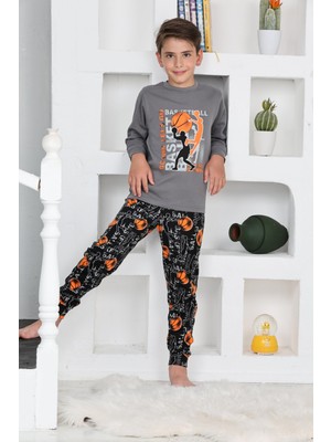 Kapitex 5153 Erkek Çocuk Uzun Kol Pijama Takımı