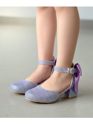 Surpie Shoes Çocuk Topuklu Ayakkabı, Kısa Topuklu Çocuk Topuklu Ayakkabı, Çocuk Abiye Ayakkabı