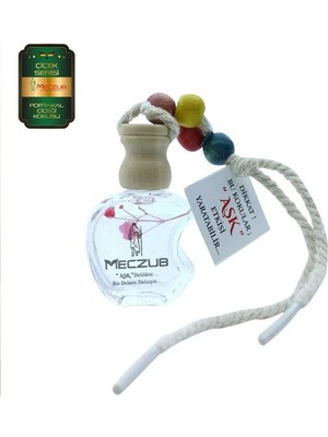 Aşk-ı Sermest Toptan Meczub Çiçek Serisi Portakal Çiçeği Kokulu 10 x 12 ml Elma Şişe Oto Kokusu