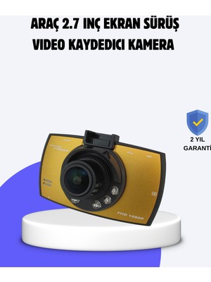Store Mania Full Hd Araç Kamerası G Sensor Gece Görüşlü Dash Cam STOREMANIA-96547