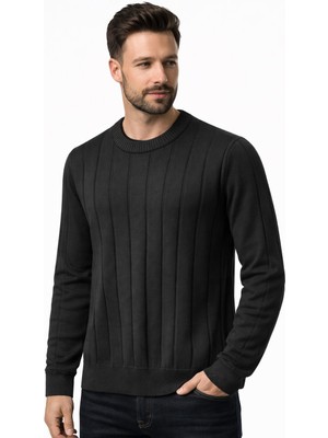 Classics Men Slim Fit Bisiklet Yaka Uzun Kol Erkek Triko - 7520