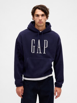 Gap Erkek Lacivert Oversized Logo Sweatshirt