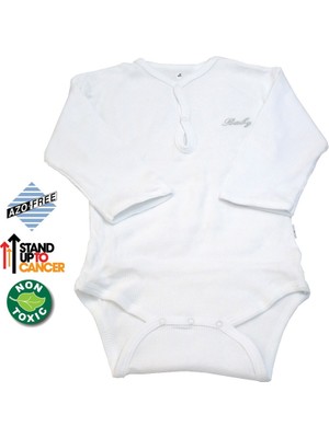 Sema Baby Uzun Kol Kaşkorse Badi (Body) - Beyaz 0-6 Ay