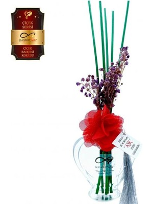 Aşk-ı Sermest Toptan Ölümsüz Aşk Çiçek Serisi Çiçek Bahçesi Kokulu 10 x 60 ml Kalp Şişe Bambu Çubuklu Ortam Kokusu Reed Diffuser Oda Kokusu