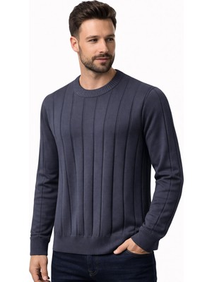 Classics Men Slim Fit Bisiklet Yaka Uzun Kol Erkek Triko - 7520