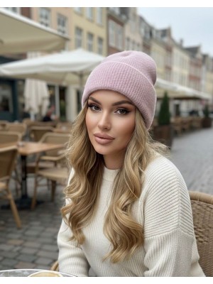 SF Collection Kadın Peluş Tüylü Bere