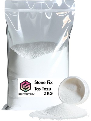 Belirtilmemiş Stonefix Taş Tozu Hobi Harcı Obje Mumluk Heykel Saksı Tepsi Yapımı Için Kar Beyaz Döküm Tozu 2 kg