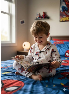 Dolaş Kids Spıder-Man Baskılı Çocuk Pijama