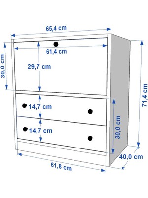 Nettrends Düşer Kapaklı Iki Çekmeceli Raflı Beyaz Ayakkabılık Çıtasız AYK-1053-Ç
