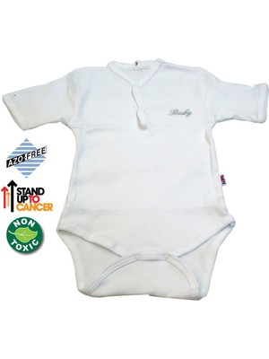 Sema Baby Yarım Kol Kaşkorse Badi (Body) - Beyaz 18-24 Ay