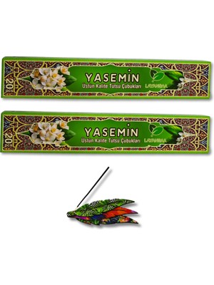 Layansaa Çubuk Tütsü Yasemin 40 Adet 2 Paket + Tütsülük 1 Adet