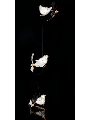 Ahşap Hayvan Figürlü Rüzgar Çanı Model 1