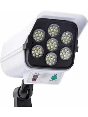 Kamera Görünümlü LED Lamba Dönebilen Bahçe Aydınlatması Duvar Lambası Grandordesing (4970)