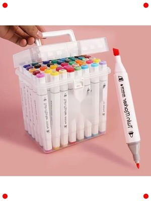 MarkEntegra Profesyonel Çift Uçlu Marker Seti (12 Parça)