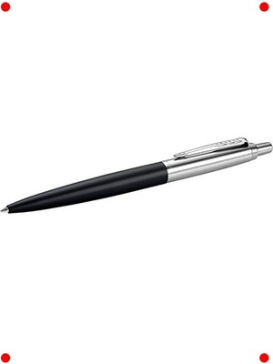 MarkEntegra Mat Siyah Premium Tükenmez Kalem - Krom Detaylı