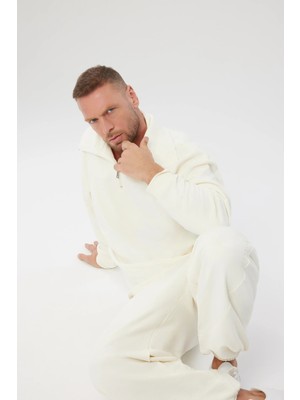 A17 Eşofman Altı Ekru