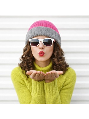 Twin Soul Çift Yönlü Unisex Couple Bere Triko Handmade - Anti Alerjen