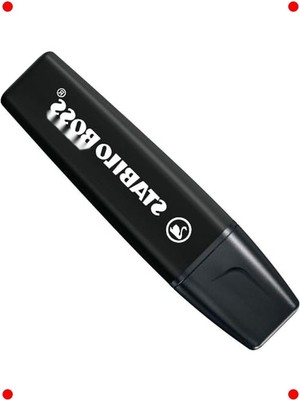 MarkEntegra Klasik Tasarım Fosforlu Kalem - Siyah