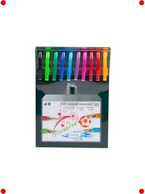 MarkEntegra Renkli Tükenmez Kalem Seti | 10 Adet 0.7mm | Ergonomik