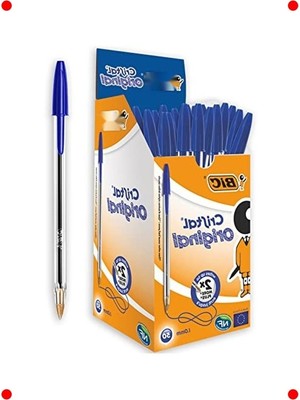 MarkEntegra Mavi Tükenmez Kalem, 1.0mm Uç, 50 Adet