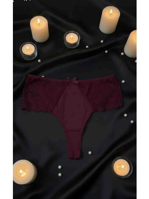 Kadın Bordo Tanga