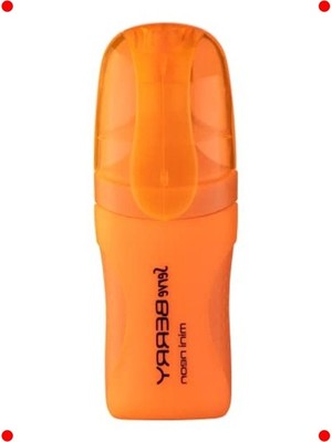 MarkEntegra Mini Turuncu Fosforlu Kalem - Kompakt Boyut