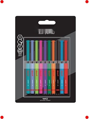 MarkEntegra Ince Uçlu Keçeli Kalem Seti | 0.4mm | 10 Renk