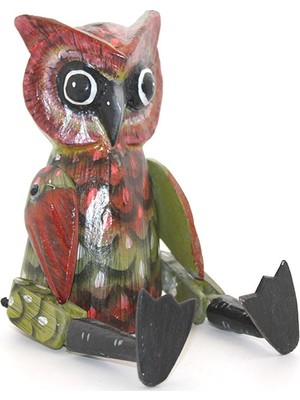 Matmel Ahşap Sallanan Baykuş