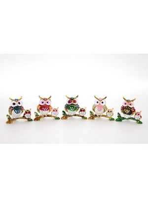 Matmel Swarovski 2'li Baykuş Model 2