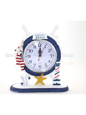 Matmel Ahşap Marin Dümenli Saat Model 3