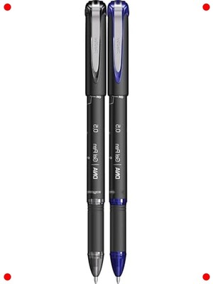 MarkEntegra Office Dna Jel Kalem Seti, Mavi & Siyah 0.5 mm