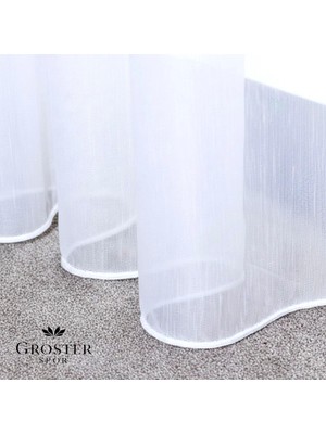 Groster Spor Premium Bambu Tül L Kırışmaz, Ütü Istemez L Ağır Dökümlü L 1/3 Sık Pile L En Çok Tercih Edilen