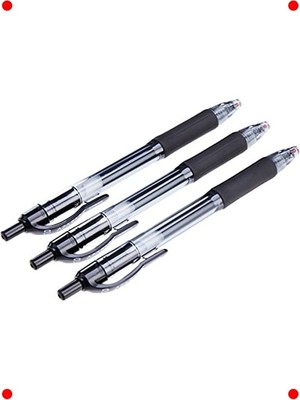 MarkEntegra Pürüzsüz Jel Mürekkepli Kalem Seti – Siyah (3 Adet)