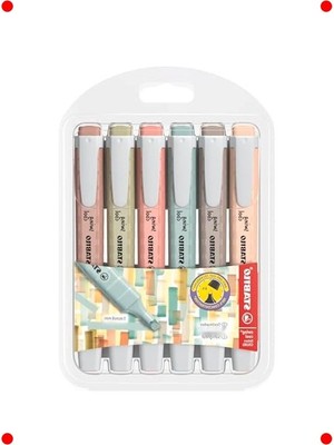 MarkEntegra Swing Cool Naturecolors Fosforlu Kalem, 6'lı