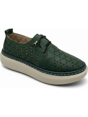 Dosa Shoes Kadın Ortapedik Deri Ayakkabı-Taba