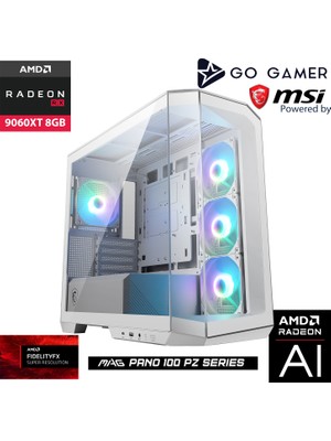 Go Gamer W176P Intel Core I9 13900KF / 32GB Ddr5 6000MHZ / 2tb Nvme M.2 SSD / RX9060XT 8gb / 240MM Sıvı Soğutma / Beyaz Kasa Gaming Paket