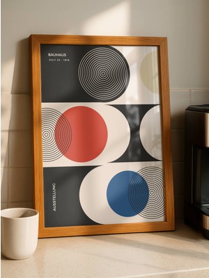 Fuart.Co Bauhaus Objeleri Dijital Baskı Poster (Çerçevesiz) BHFU