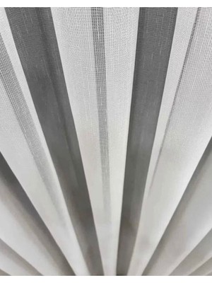 Groster Spor Naturel Bambu Ttm Şantuk Zemin 1x3 Sık Boru Pile Ütü Istemeyen Tül Perde