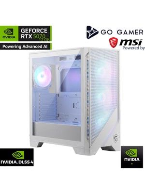 Go Gamer WE222 Amd Ryzen 7 7800X3D / 32GB Ddr5 6000MHZ / 1tb Nvme M.2 SSD / RTX5070 12GB / 240MM Sıvı Soğutma / Beyaz Kasa Gaming Paket