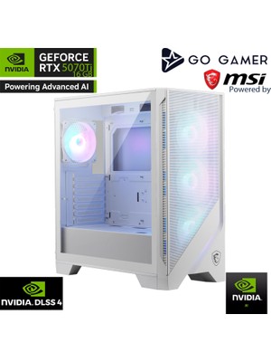 Go Gamer WE357 Amd Ryzen 9 9900X3D / 32GB Ddr5 6000MHZ / 1tb Nvme M.2 SSD / RTX5070TI 16GB / 360MM Sıvı Soğutma / Wifi 6e & Bt 5.3 / Beyaz Kasa Gaming Paket