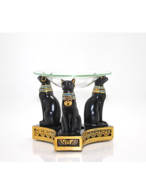 Matmel Polyester Mısır Kedisi Buhurdanlık