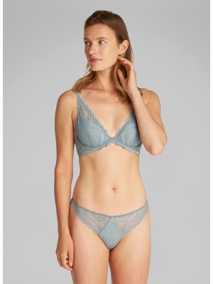 Calvin Klein Açık Gri Kadın Tanga 000QF8093E Ck Women