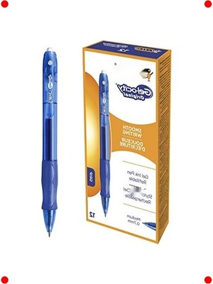 MarkEntegra Akıcı Jel Kalem Seti 0.7mm Mavi - 12'li Kutu