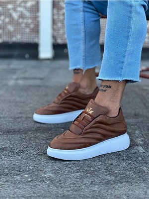 Bigelal Taba Cilt Erkek Casual Ayakkabı