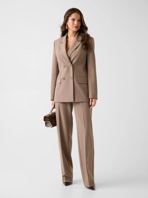 Guess Nausica Geniş Paça Kadın Kahverengi Pantolon W6RB02WH9Y2-G1EC